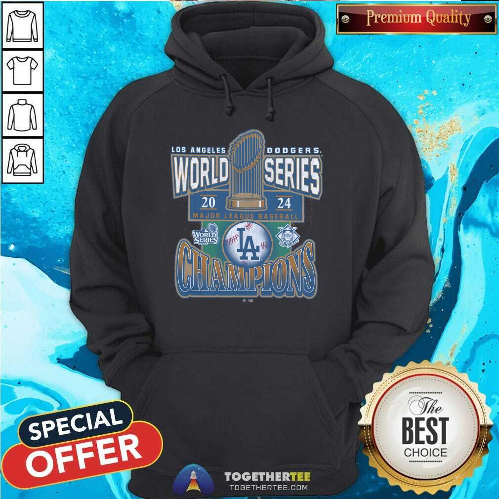 Premium Los Angeles Dodgers 2024 World Series Champions Baseball T-Shirt - Image 4