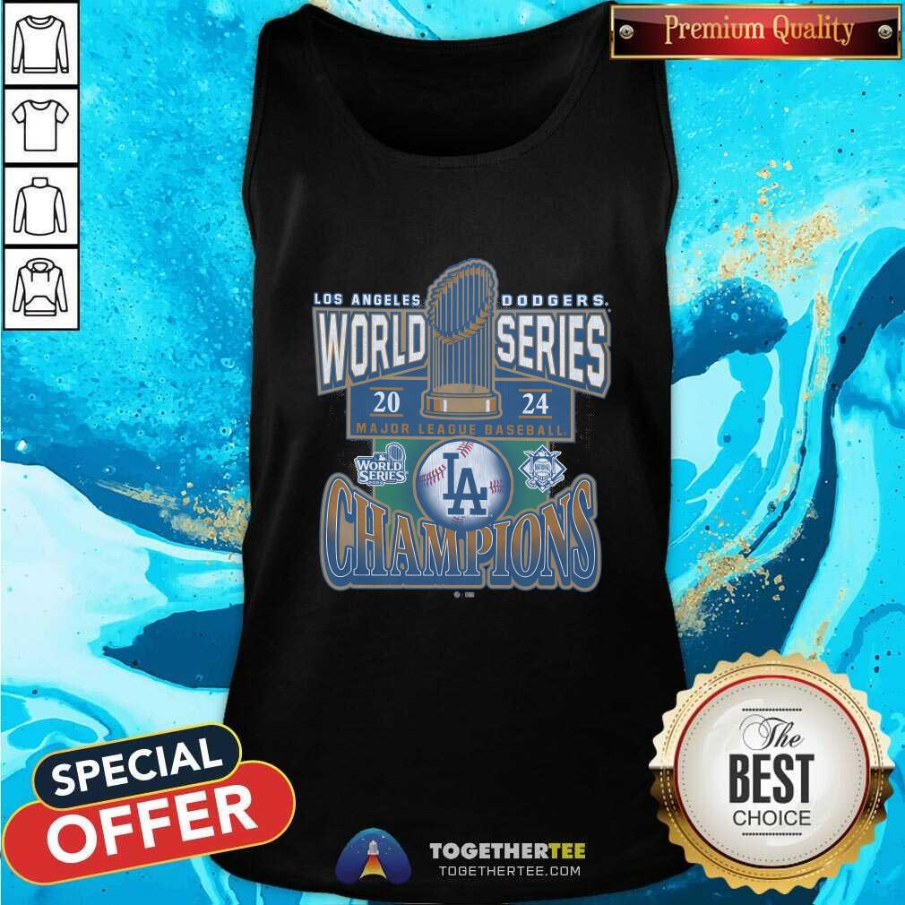 Premium Los Angeles Dodgers 2024 World Series Champions Baseball T-Shirt - Image 3