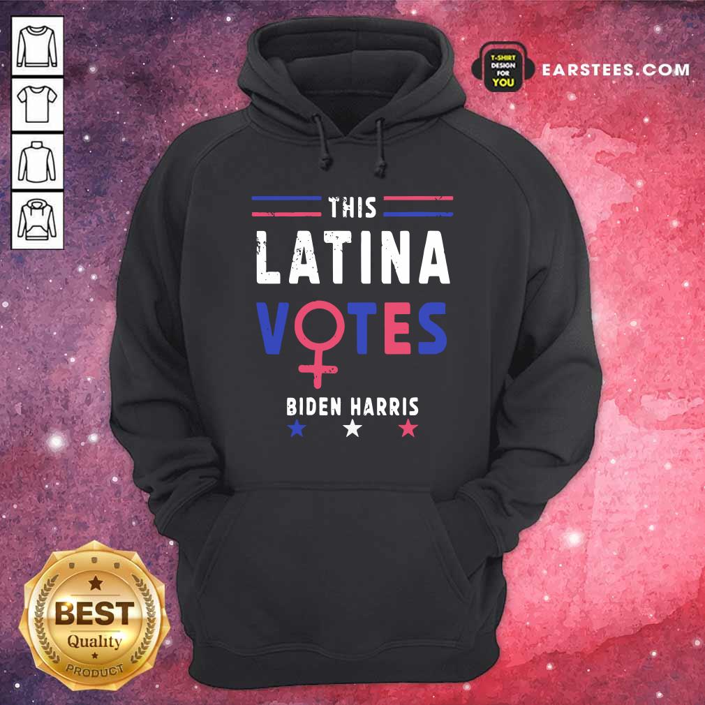 Official This Latina Votes Biden Harris Stars Election Shirt - Image 2