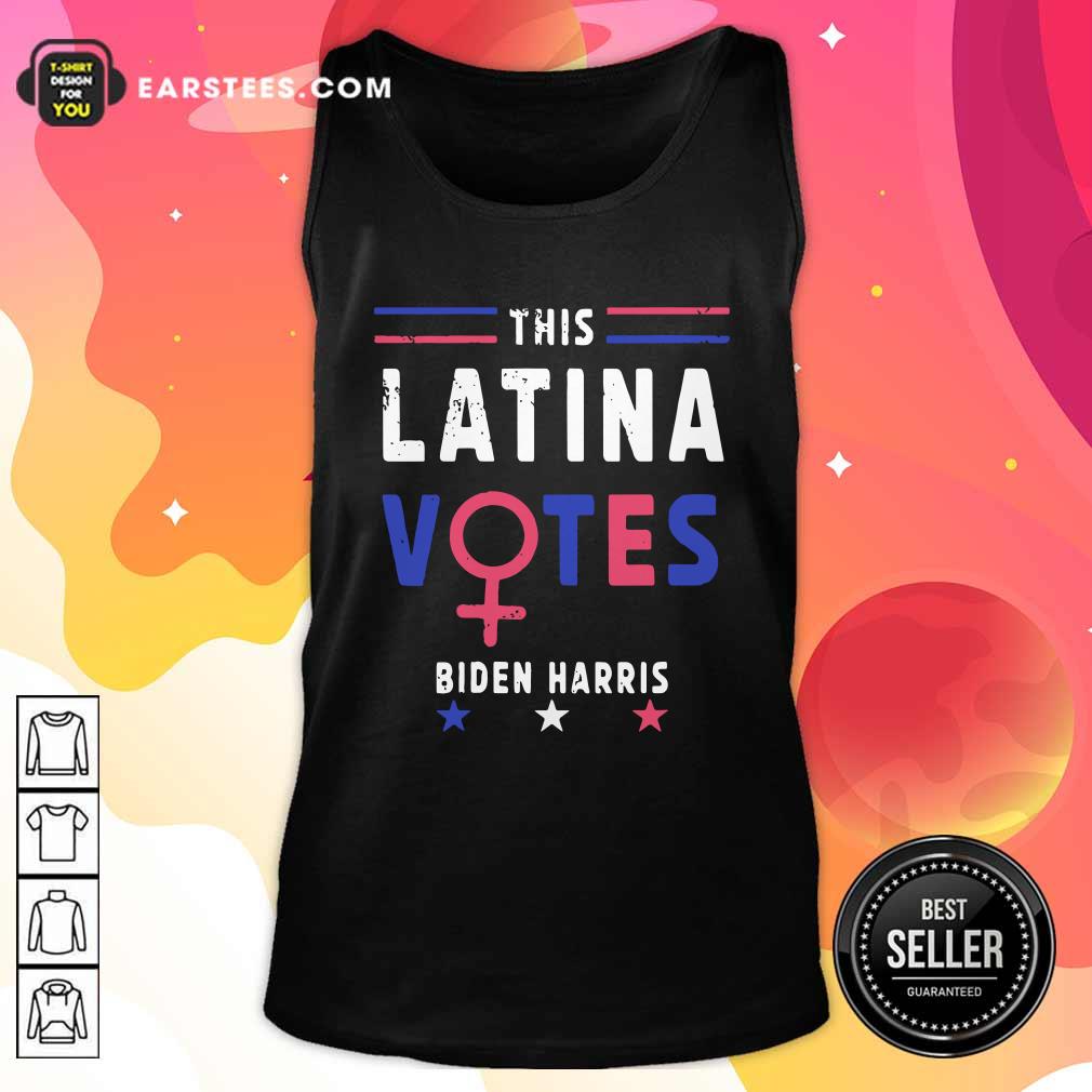 Official This Latina Votes Biden Harris Stars Election Shirt - Image 4