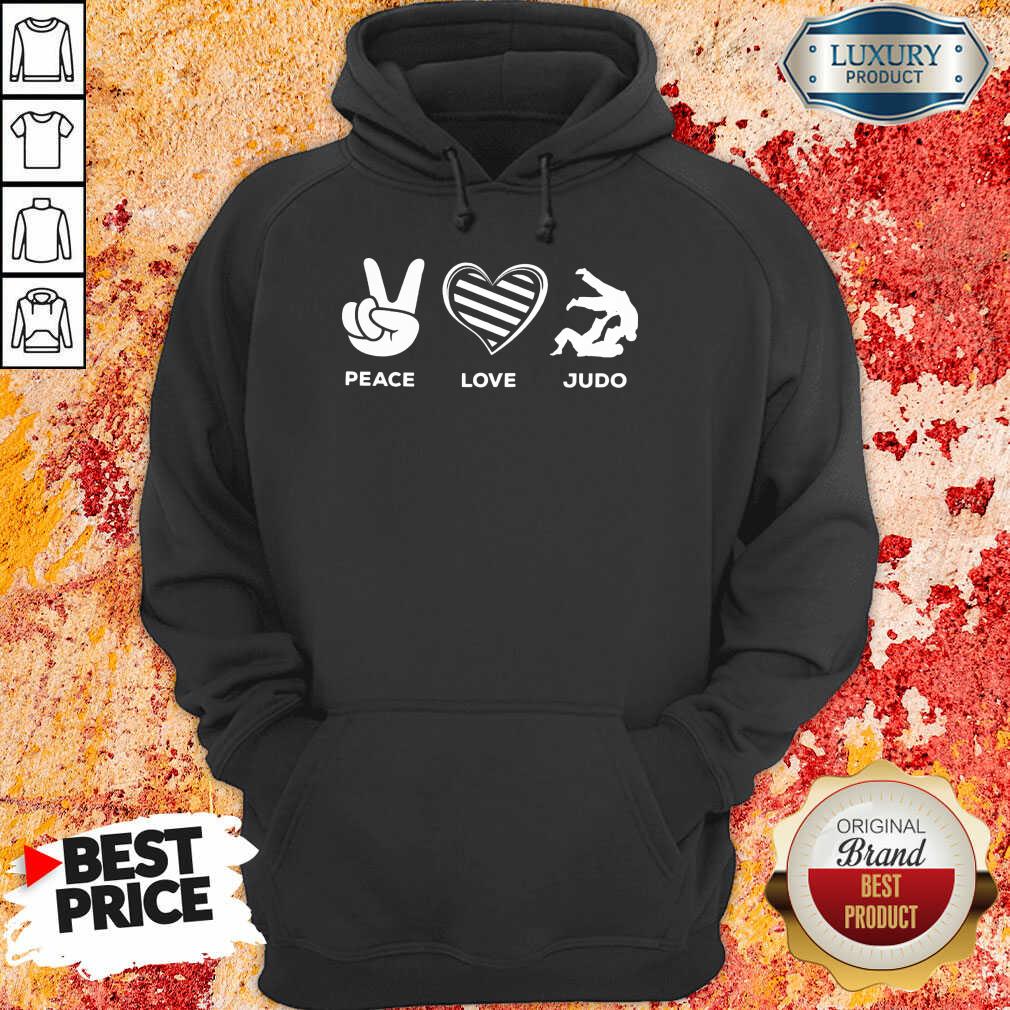 Hot Peace Love And Judo Shirt - Image 2