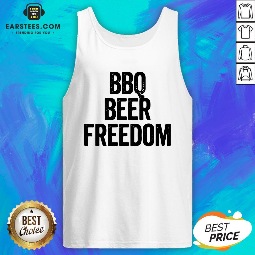 Love BBQ Beer Freedom Food Hangry Hungry Shirt - Image 3