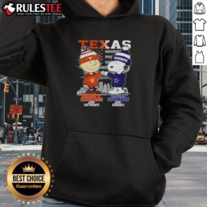 Alternative view of Happy Charlie Brown Texas Longhorns On Saturdays X Snoopy Dallas Cowboys On Sundays Skyline T-Shirt