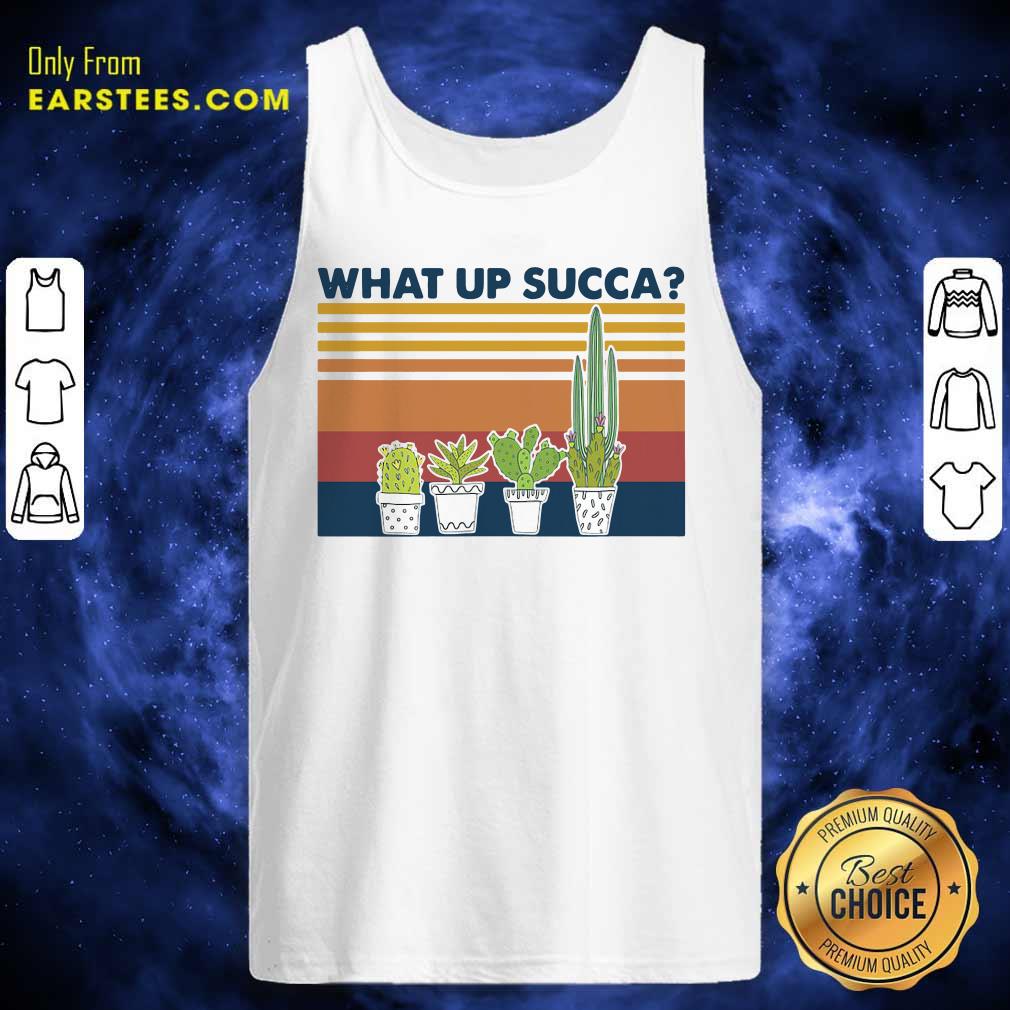 Official Vintage Gardening What Up Succa T-Shirt - Image 4