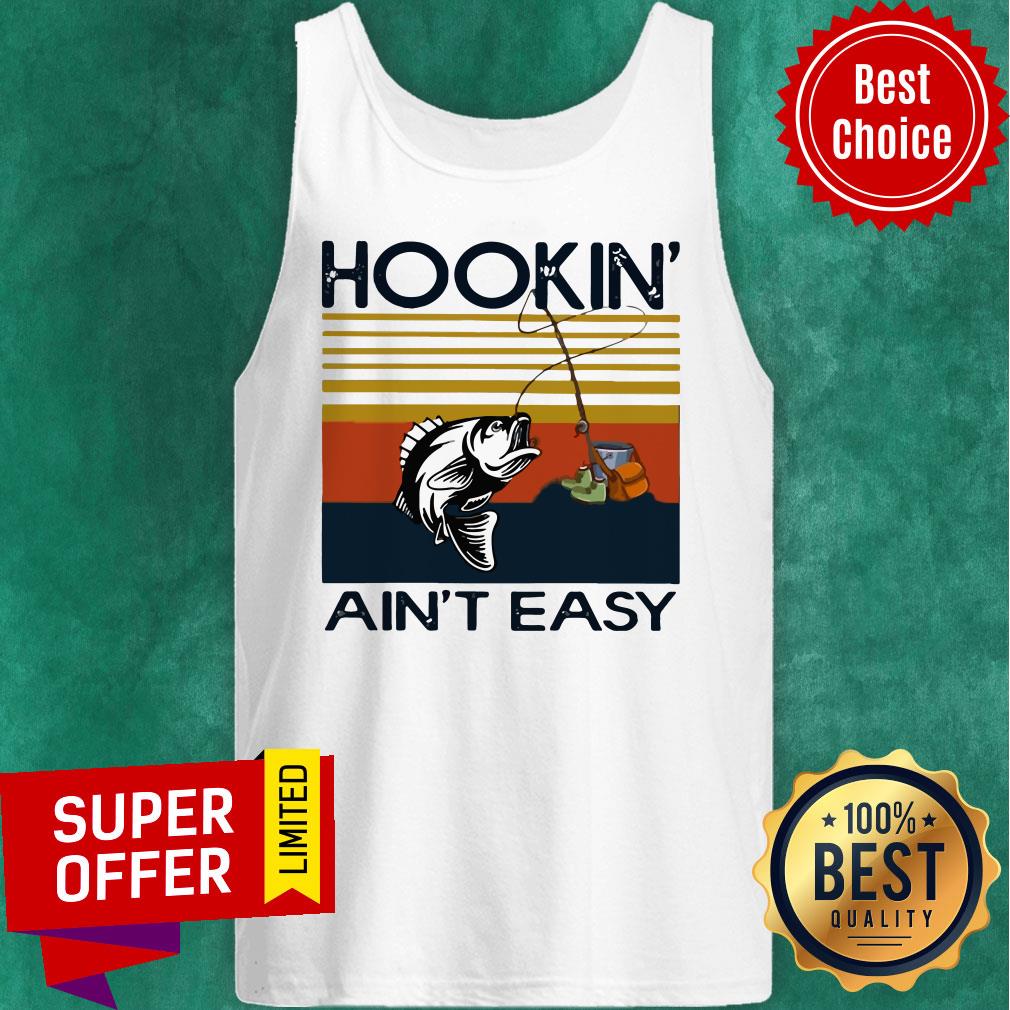 Premium Hookin’ Ain’t Easy Fishing Rod Shirt - Image 5