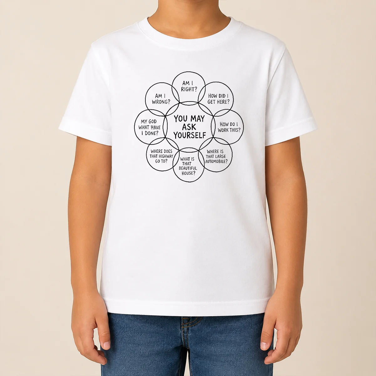 Funny Hot You May Ask Yourself Talking Heads Lyrics Venn Diagram Shirt - Image 9