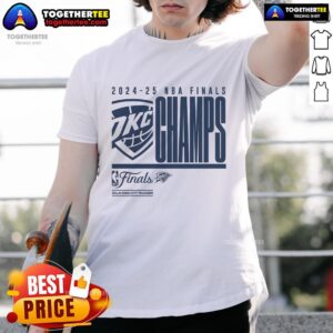 Official Oklahoma City Thunder 2025 NBA Finals Champion Playoffs Defensive Foul T-Shirt