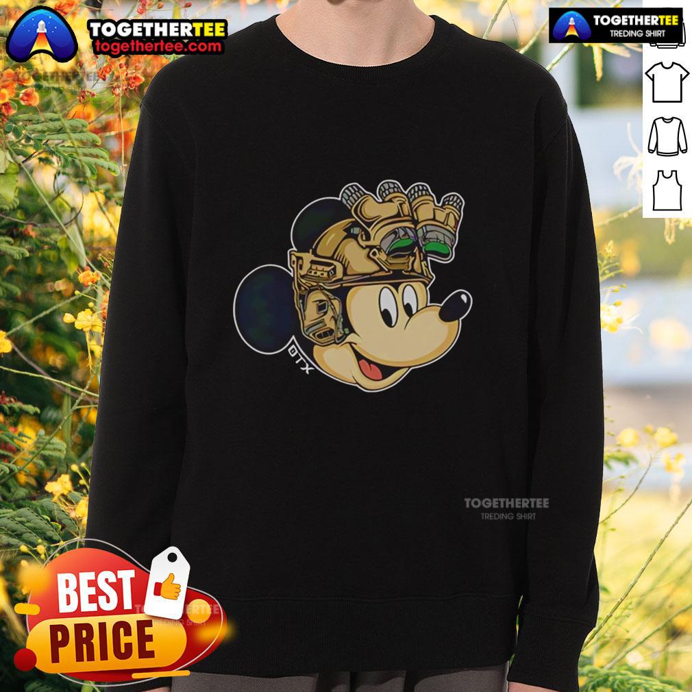 Nice Mickey Mouse Military Helmet Night Vision Goggles T-Shirt - Image 5