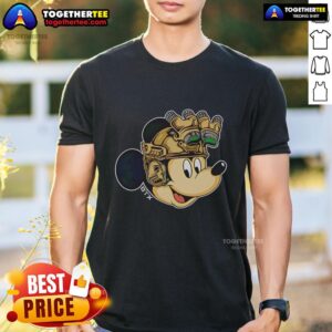 Nice Mickey Mouse Military Helmet Night Vision Goggles T-Shirt