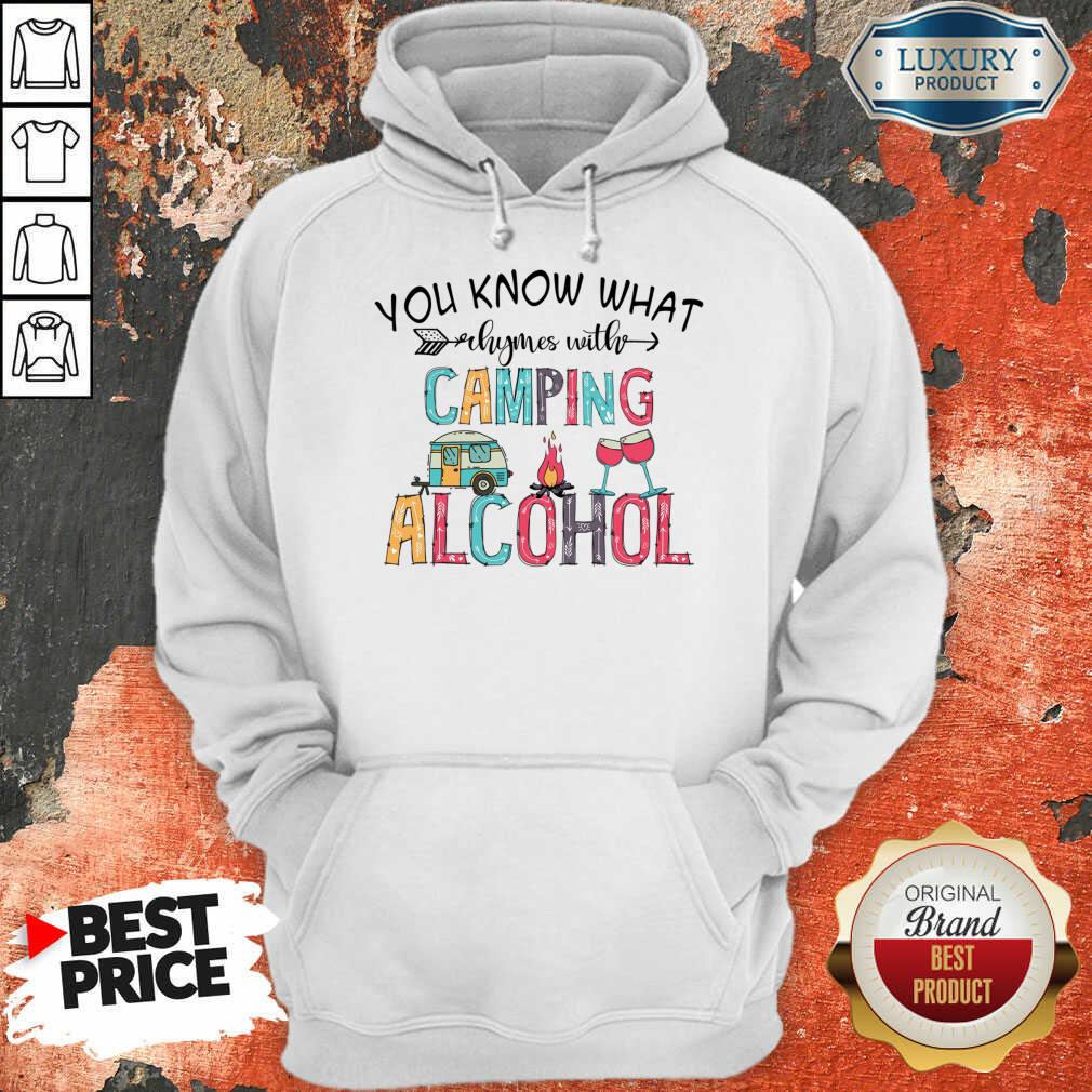 You Know What Rhymes With Camping Alcohol Camping Lover Shirt - Image 3