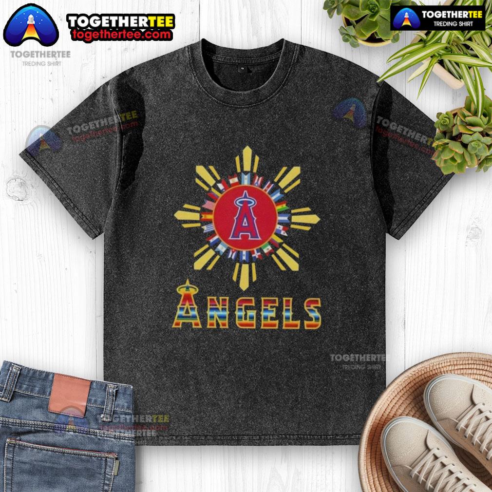 Premium 2025 Los Angeles Angels Baseball X Hispanic T-Shirt - Image 6