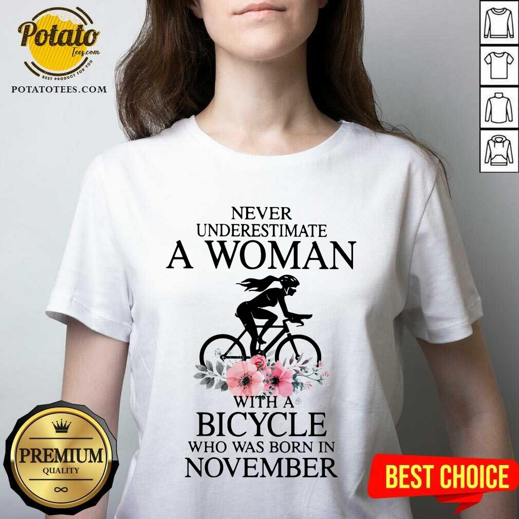 Never Underestimate A Woman With A Bicycle Shirt - Image 2