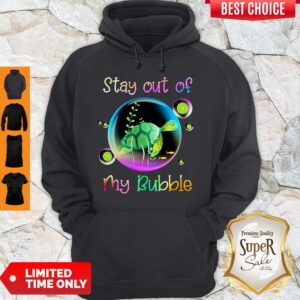 Alternative view of Cute Turtle Stay Out Of My Bubble Coronavirus Shirt