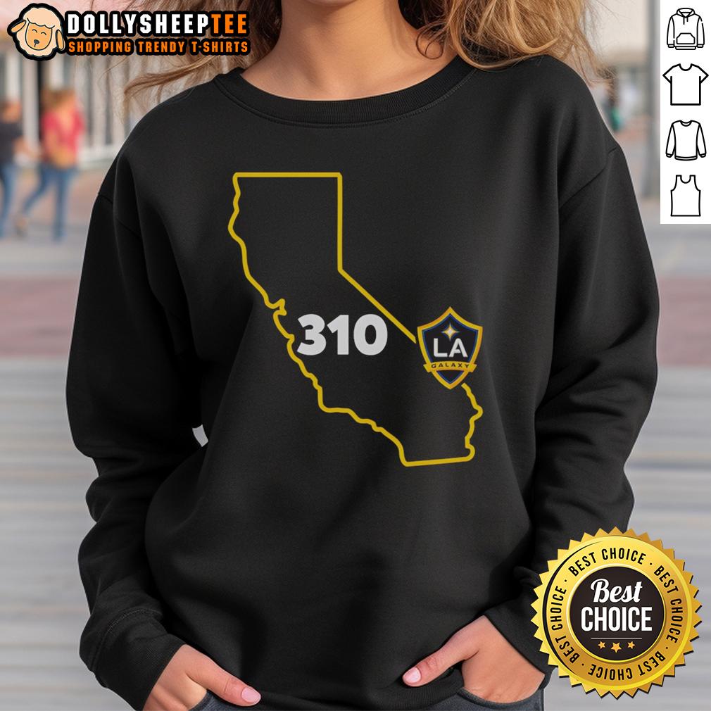 Original LA Galaxy 310 Area Code State T-Shirt - Image 5