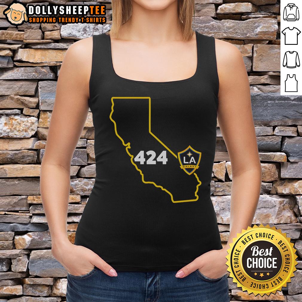 Original LA Galaxy 424 Area Code State T-Shirt - Image 4