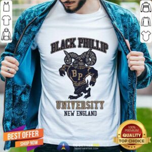 Top Black Phillip University T-Shirt