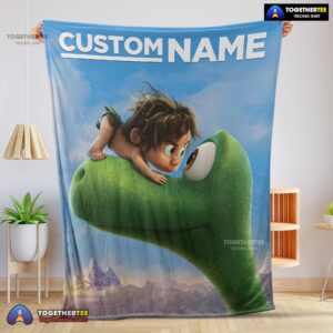 Official Disney Pixar The Good Dinosaur Poster Blanket Fleece Customized Blanket