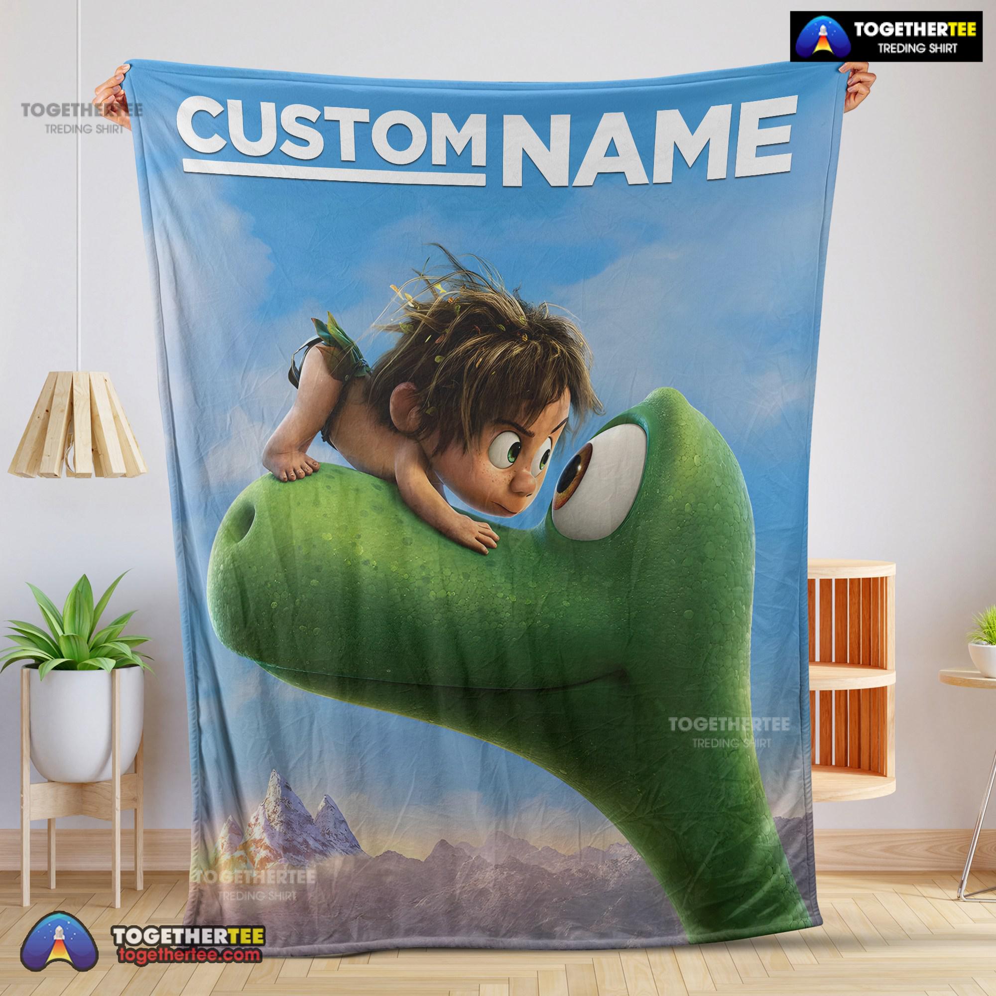 Official Disney Pixar The Good Dinosaur Poster Blanket Fleece Customized Blanket