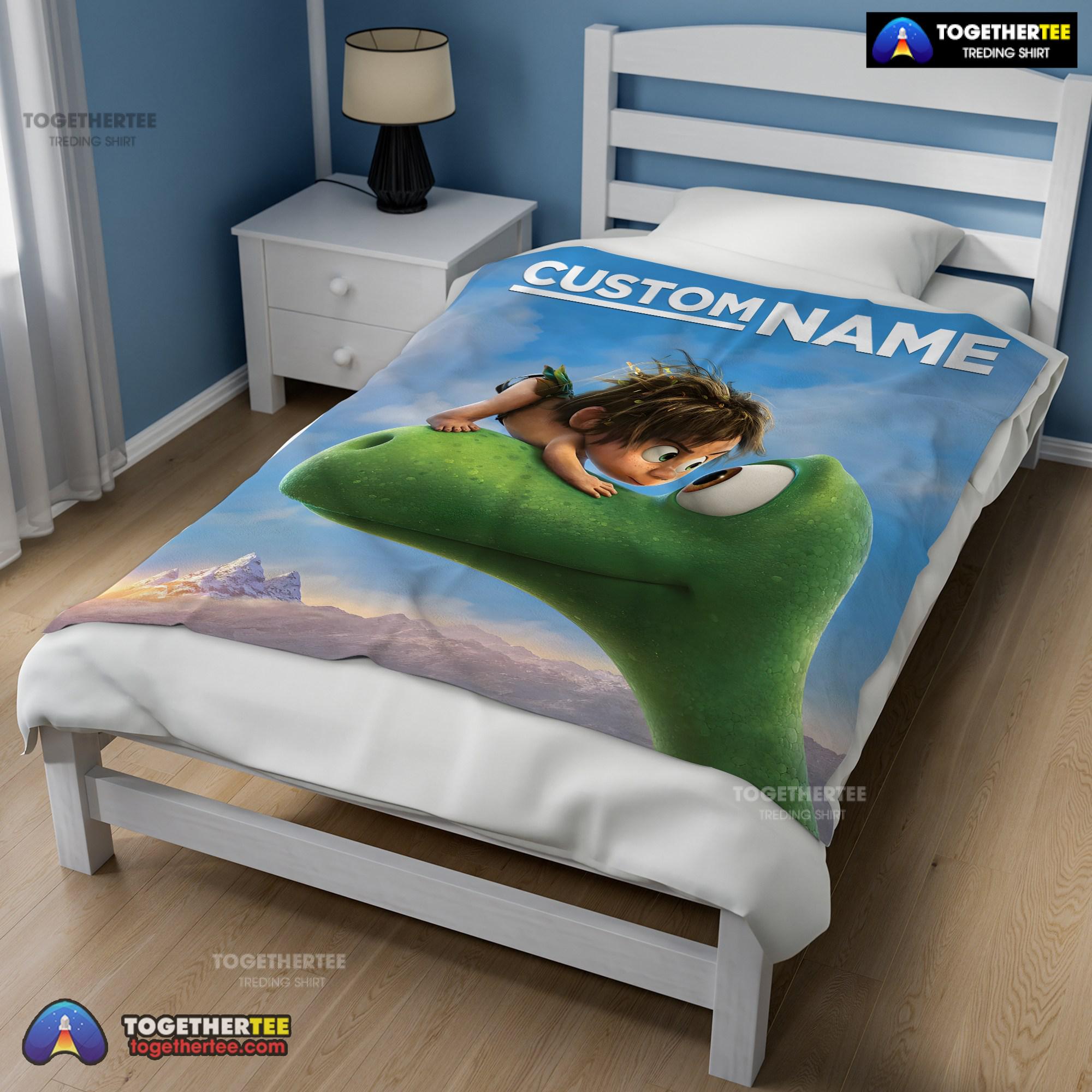 Official Disney Pixar The Good Dinosaur Poster Blanket Fleece Customized Blanket - Image 2