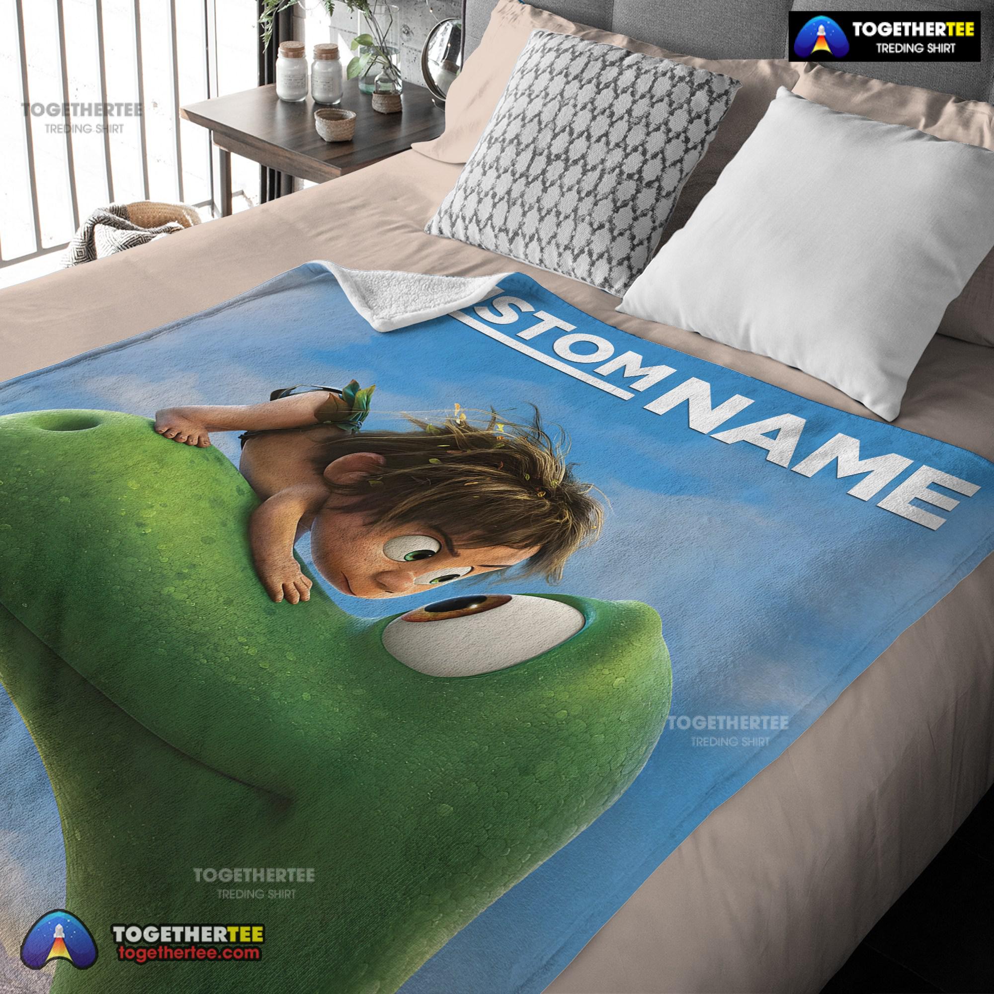 Official Disney Pixar The Good Dinosaur Poster Blanket Fleece Customized Blanket - Image 3