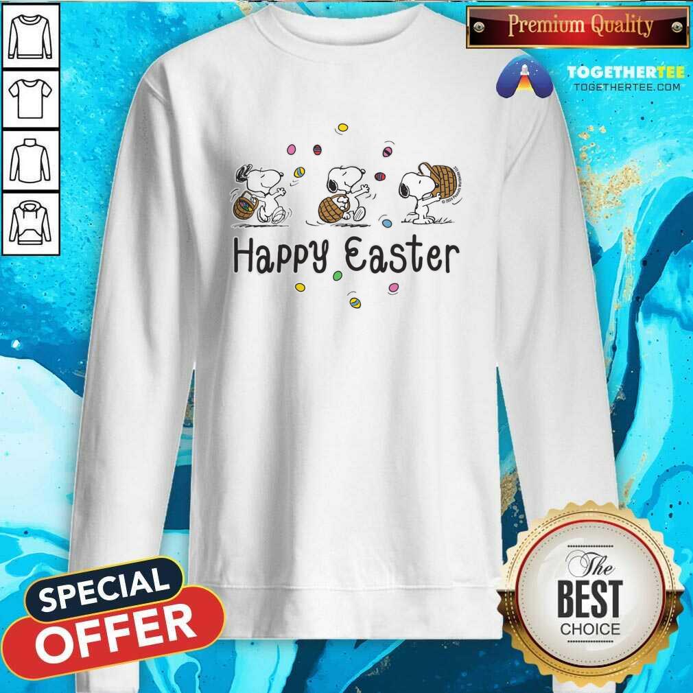 Official Snoopy Happy Easter T-Shirt - Image 5