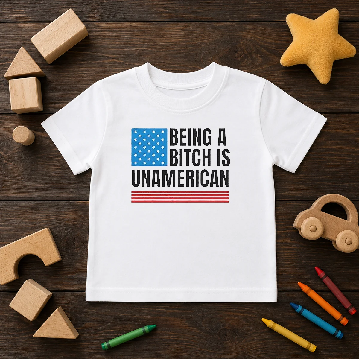 Good Patriotic Apparel Be Kind Being A Bitch Is Unamerican Shirt - Image 9
