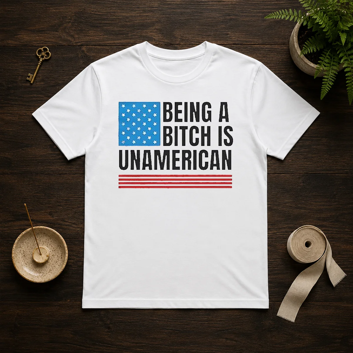Good Patriotic Apparel Be Kind Being A Bitch Is Unamerican Shirt