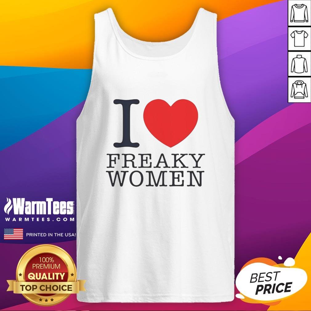 Original I Love Freaky Women Lovely Heart Shape T-Shirt - Image 4