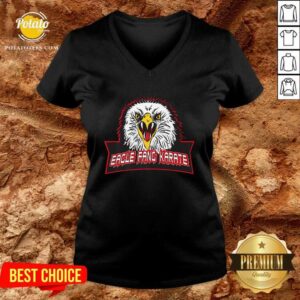 Alternative view of Official Cobra Kai Eagle Fang Logo Shirt