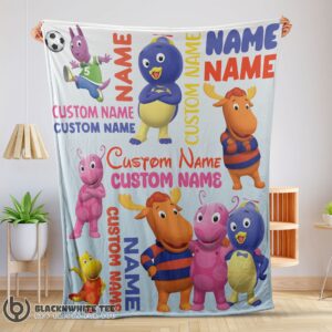 Official Good Cute Backyardigans Characters Blanket Fleece Customized Blanket