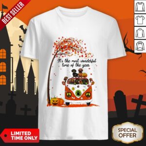 Halloween Dachshunds Pumpkin It’s The Most Wonderful Time Of The Year Shirt