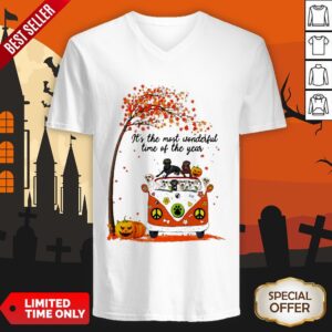 Alternative view of Halloween Labradors Pumpkin It’s The Most Wonderful Time Of The Year Shirt