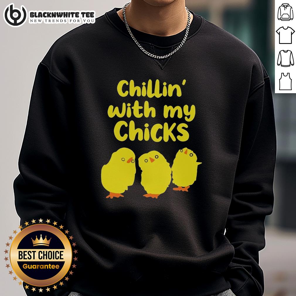 Awesome Chilling With My Chicks T-Shirt - Image 5