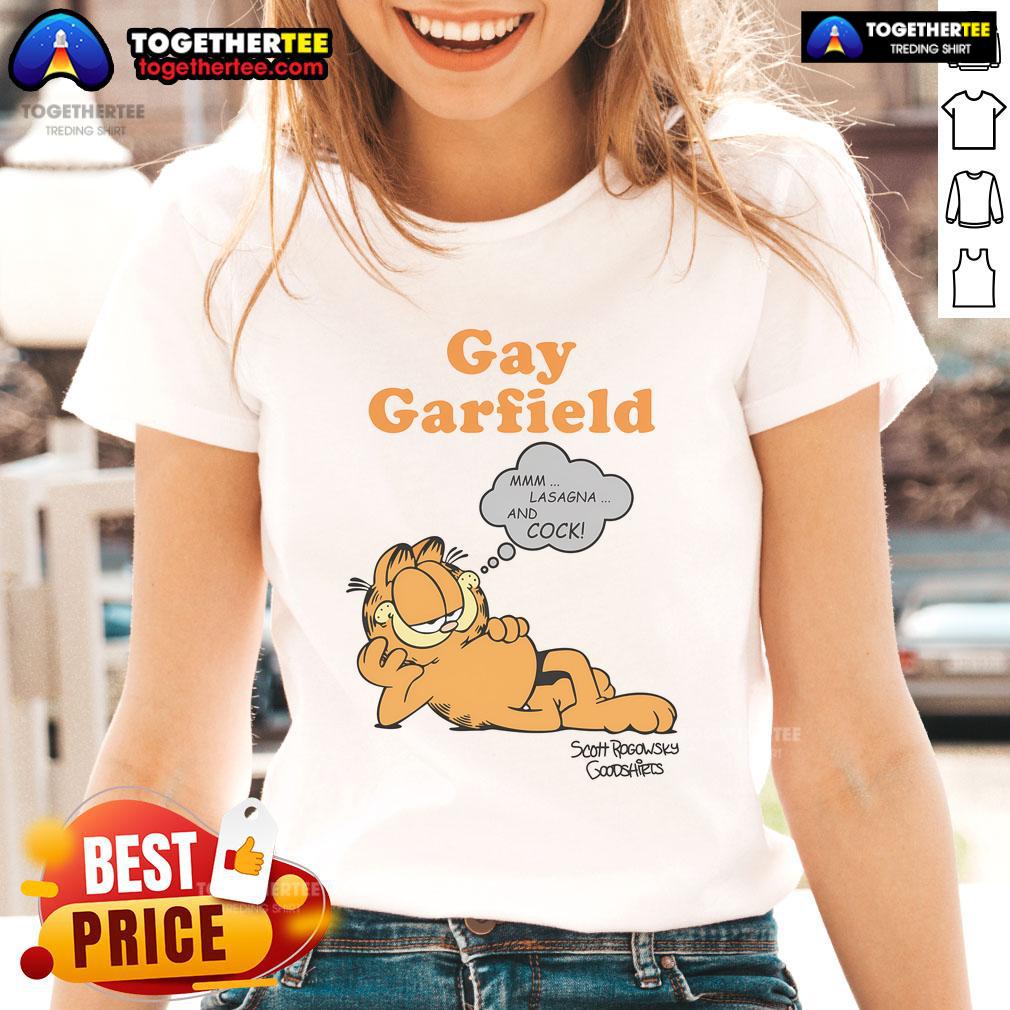 Funny Gay Garfield Cat T-Shirt - Image 3