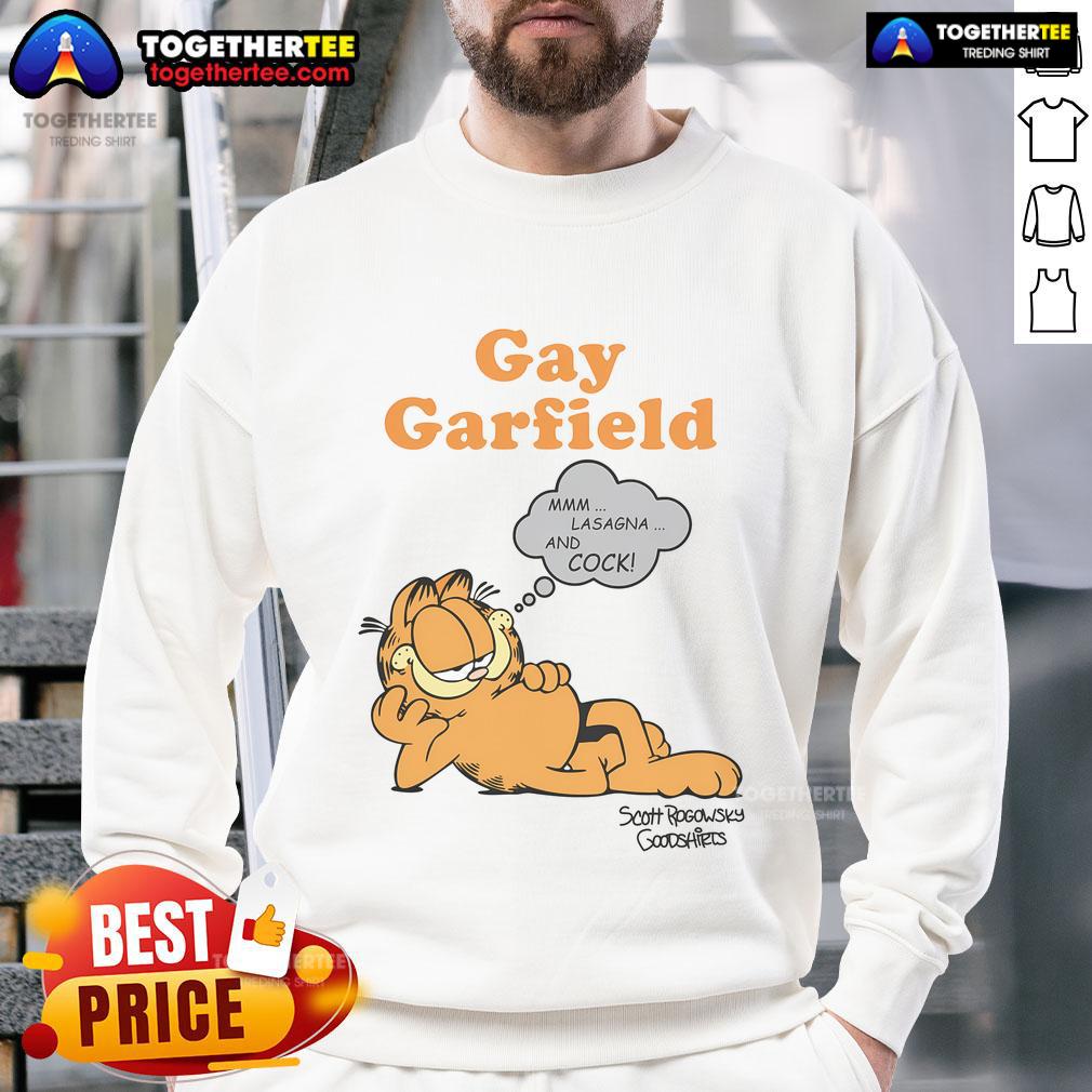 Funny Gay Garfield Cat T-Shirt - Image 5