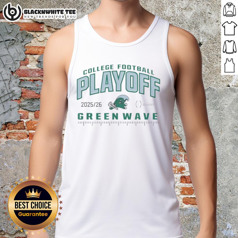 Funny Tulane Green Wave College Football Playoff Cfp 2025-26 T-Shirt - Image 4