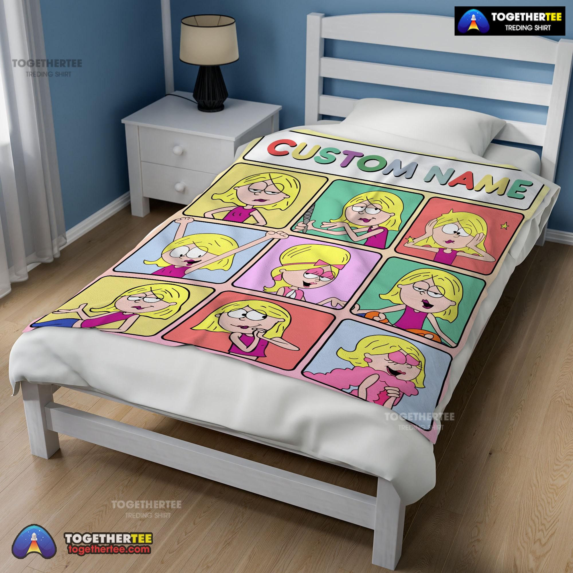 Official Lizzie McGuire Cartoon Character Blanket Fleece Customized Blanket - Image 2