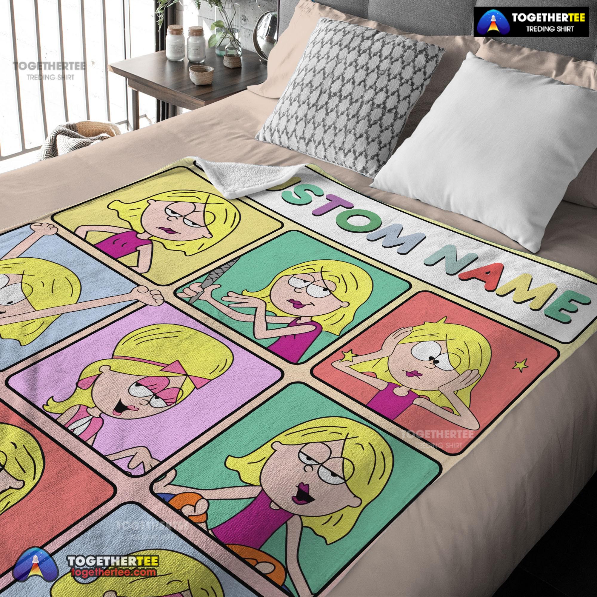 Official Lizzie McGuire Cartoon Character Blanket Fleece Customized Blanket - Image 3