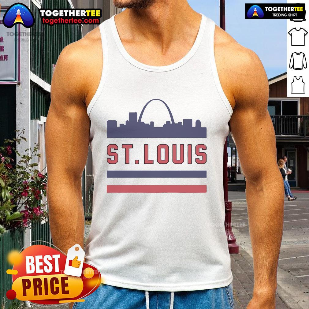 Official St. Louis Strong Skyline T-Shirt - Image 4