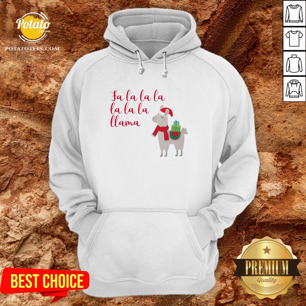 Awesome Fa La La La La La La Llama Christmas Shirt - Image 5