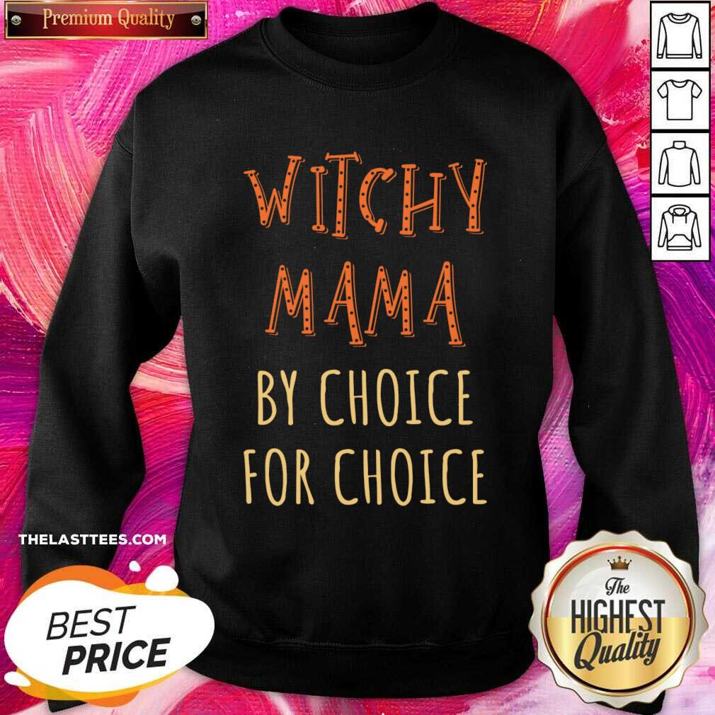 Witchy Mama By Choice For Choice Shirt - Image 3