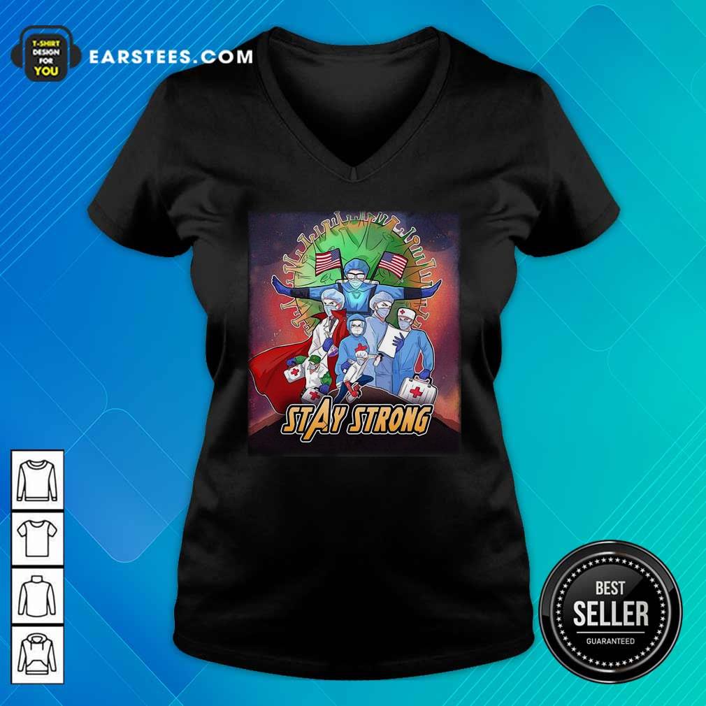 Coronavirus Avengers Nurses Stay Strong Shirt - Image 3