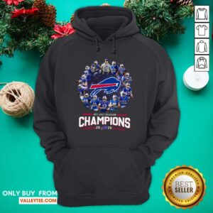 Alternative view of Luxury Buffalo Bills AFC East Division Champions 2021 Signatures Shirt