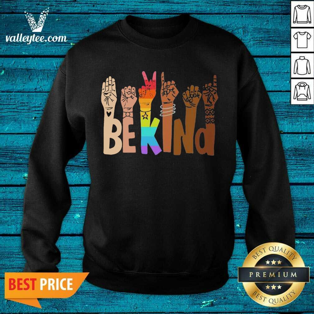 Good Be Kind Hands Lgbt Shirt - Image 5