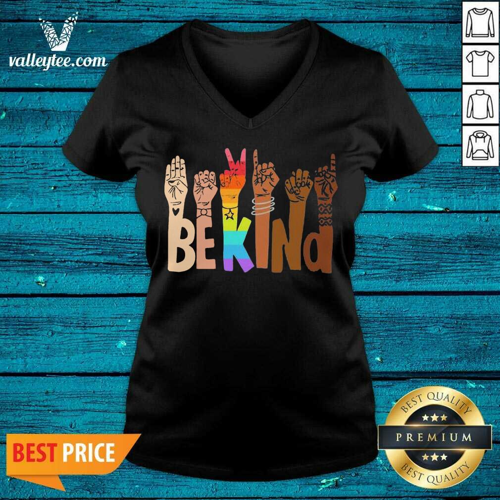 Good Be Kind Hands Lgbt Shirt - Image 3