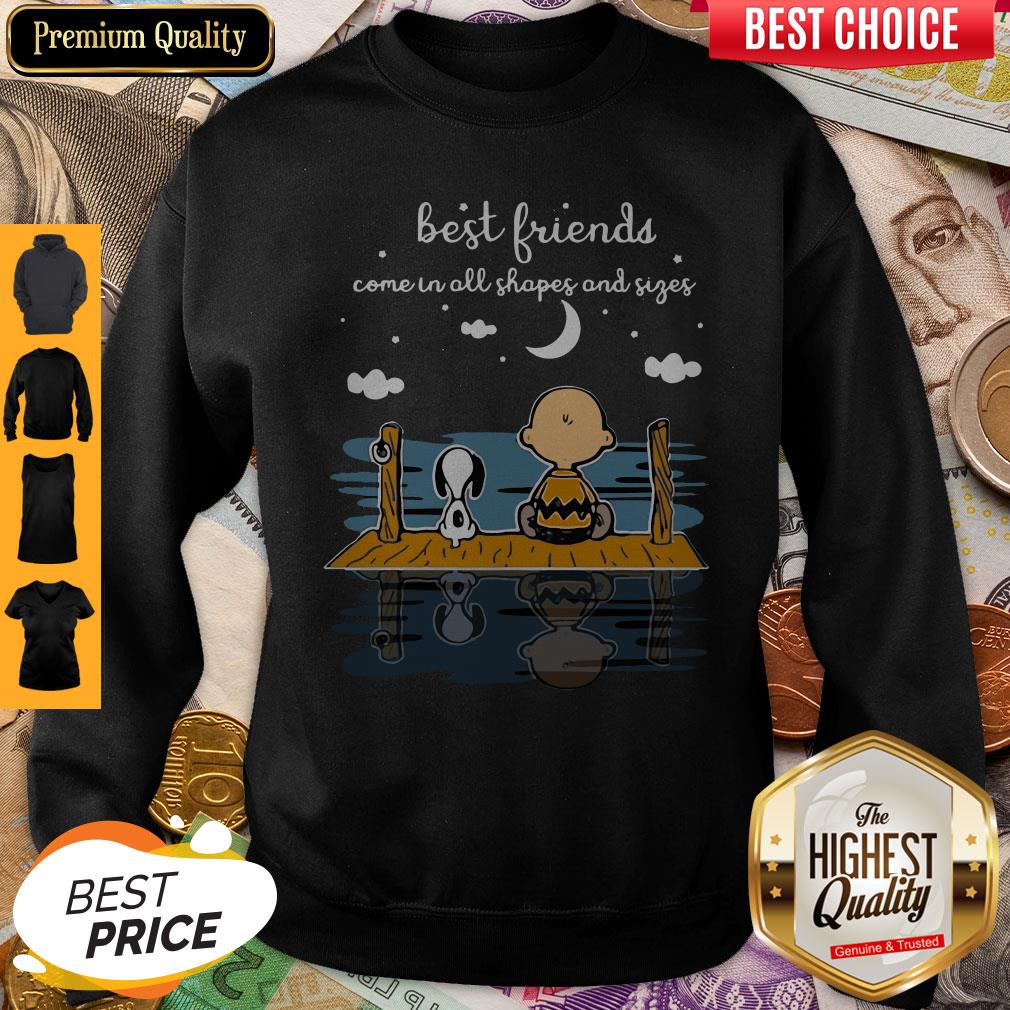 Snoopy And Peanut Best Friends Come In All Shapes And Sizes Shirt - Image 4