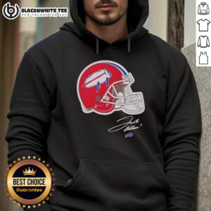 Alternative view of Awesome Buffalo Bills New Era Billustration Helmet Signature T-Shirt
