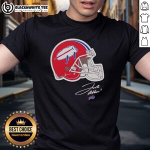 Awesome Buffalo Bills New Era Billustration Helmet Signature T-Shirt