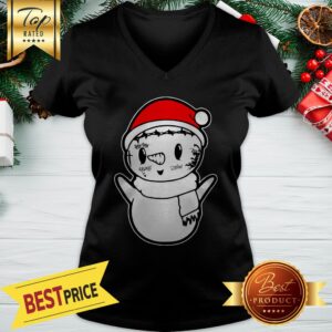 Alternative view of Post Malone Snowman Santa Christmas Shirt