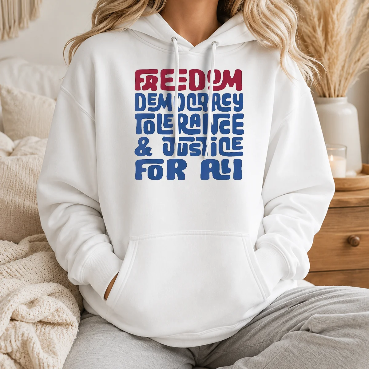 Top Pretty Freedom Democracy Tolerance Justice For All Shirt - Image 6